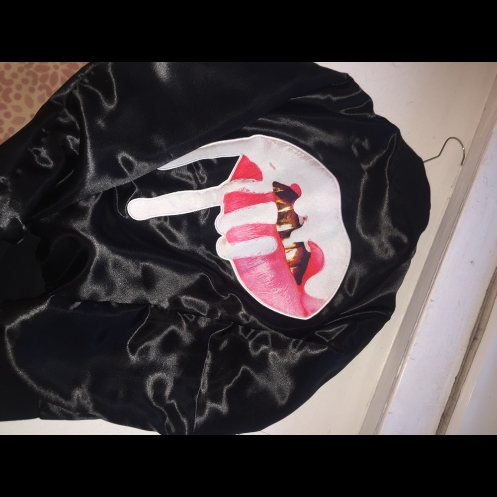 Kylie Jenner Black Bomber Jacket